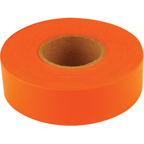 Sub-Zero Flagging Tape, 1.2" W x 150' L, Fluorescent Orange M & M Nord Ouest Inc