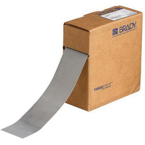 ToughStripe&reg; Floor Marking Tape, 2" x 100', Polyester, Grey M & M Nord Ouest Inc