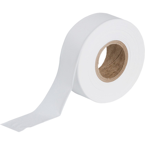 Flagging Tape, 1.188" W x 300' L, White M & M Nord Ouest Inc