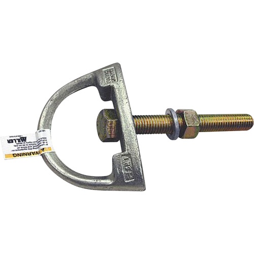 Miller&reg; Anchorage Connector with Hardware, D-Ring, Permanent Use M & M Nord Ouest Inc