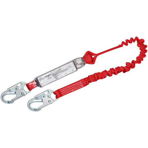 Longe &eacute;lastique antichoc PRO, 6', Point d'ancrage &agrave; Crochet mousqueton, Crochet mousqueton aux jambes, Polyester M & M Nord Ouest Inc