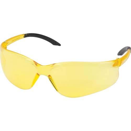 Z2400 Series Safety Glasses, Amber Lens, Anti-Scratch, ANSI Z87+/Meets/Exceeds CSA Z94.3 M & M Nord Ouest Inc