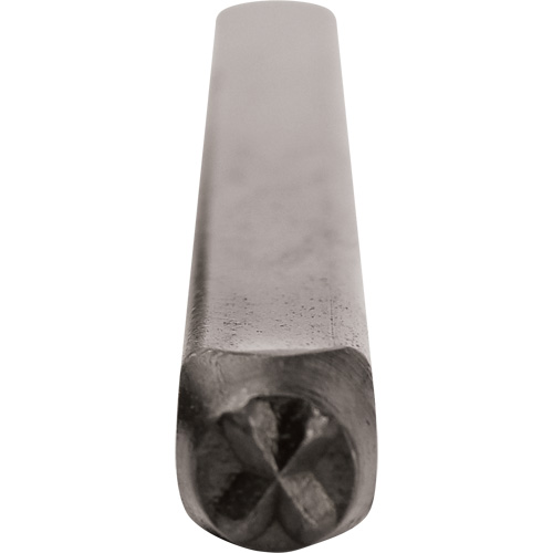 Individual Standard General Purpose Steel Hand Stamp Pieces, X, 1/4" M & M Nord Ouest Inc