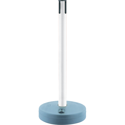 Outdoor TensaBarrier&reg; - Receiver Posts, 37" High, White M & M Nord Ouest Inc