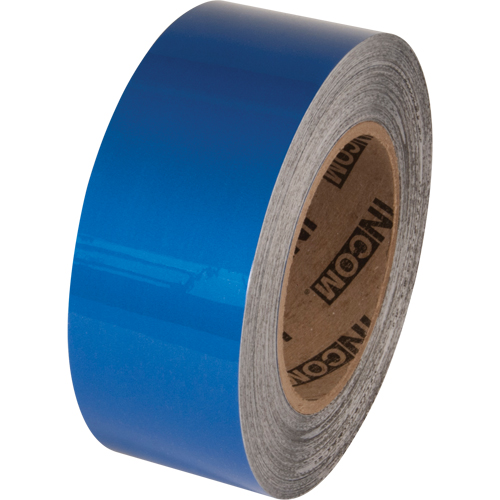 Ruban de marquage pour plancher Tuff Mark, 4" x 100', Polyester, Bleu M & M Nord Ouest Inc