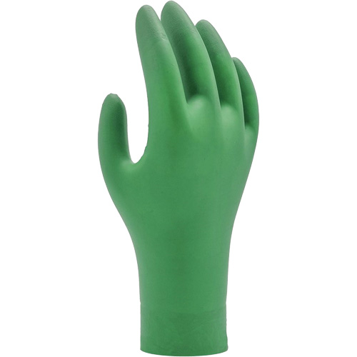 6110PF Biodegradable Gloves, X-Small, Nitrile, 4-mil, Powder-Free, Green M & M Nord Ouest Inc