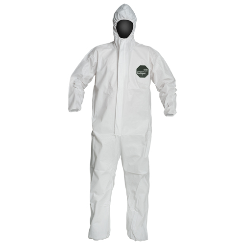 ProShield&reg; 50 Coveralls, Small, White, Microporous M & M Nord Ouest Inc