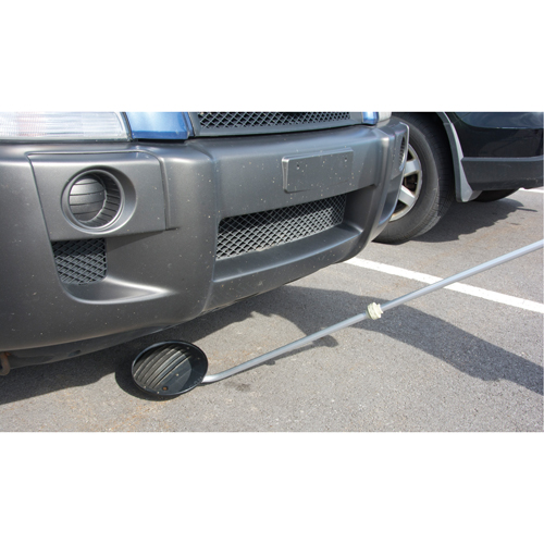 Inspection Mirror, 8.5" dia., Round, 47" Handle M & M Nord Ouest Inc