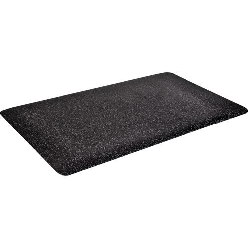 WD Foodmaster Anti-Microbial Mats, Smooth, 2' x 3' x 9/16", Black, Vinyl Foam M & M Nord Ouest Inc
