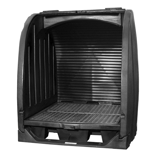 Abris de confinement des d&eacute;versements sans drain, 65" lo x 58" la x 69" h, Capacit&eacute; de charge 2000 lb M & M Nord Ouest Inc
