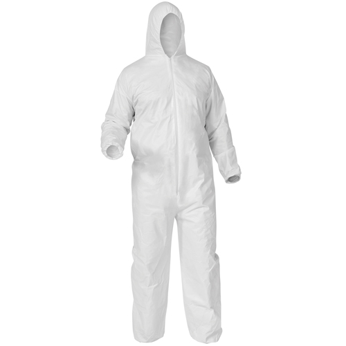 Kleenguard A35 Coveralls, Small, White, Microporous M & M Nord Ouest Inc