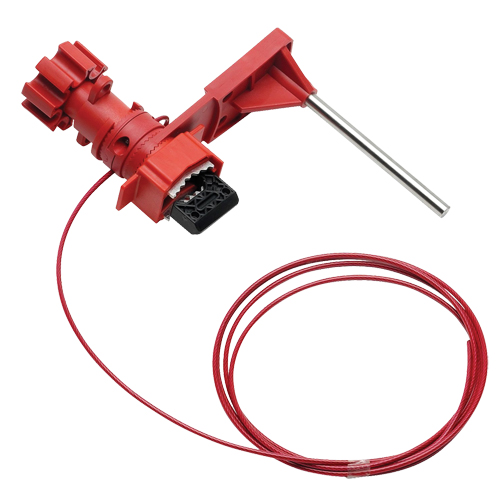 Small Valve Lockout With Blocking Arm, Universal Type M & M Nord Ouest Inc