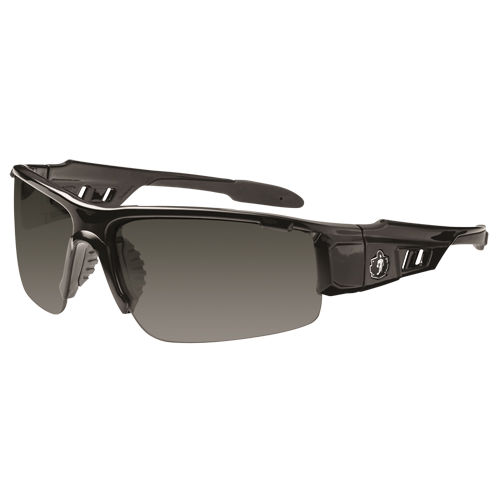 Lunettes de s&eacute;curit&eacute; Skullerz Dagr, Lentille Grise/fum&eacute;e, Anti-&eacute;gratignures, ANSI Z87+/R&eacute;pond ou surpasse la norme CSA Z94.3 M & M Nord Ouest Inc