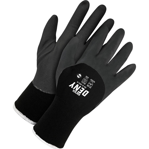 Synthetic Gloves, 10, Foam Nitrile Coating, 15 Gauge, Nylon/Acrylic Shell M & M Nord Ouest Inc