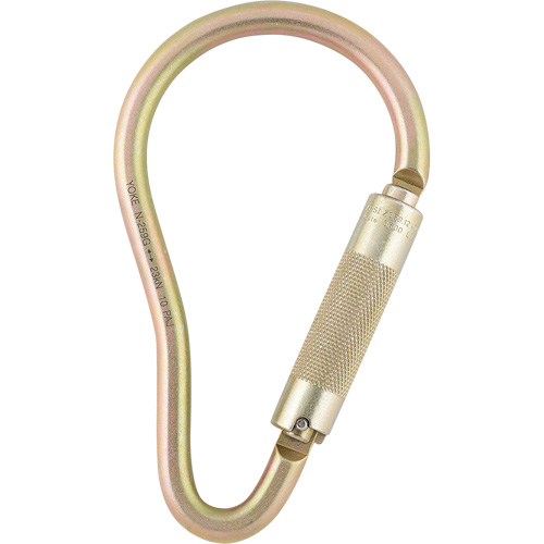 Dynamic Alloy Steel Auto-twist Lock Carabiner, Temporary Use M & M Nord Ouest Inc