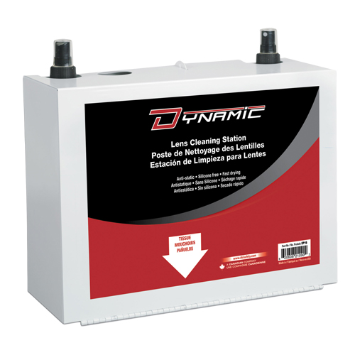 Dynamic Lens Cleaning Station, Metal, 8" L x 5" D x 6" H M & M Nord Ouest Inc