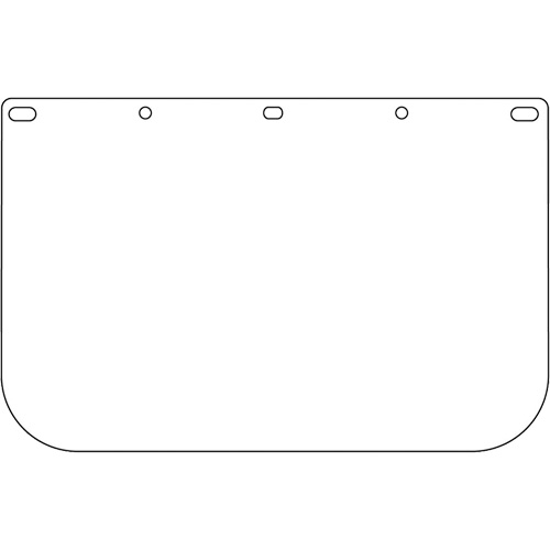 Visi&egrave;re d&eacute;coup&eacute;e &agrave; l'emporte-pi&egrave;ce Dynamic, PETG, Teinte Transparent M & M Nord Ouest Inc