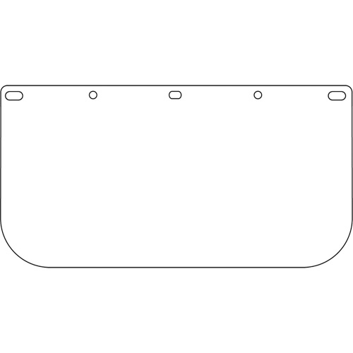 Visi&egrave;re pour &eacute;cran facial Dynamic, PETG, Teinte Transparent M & M Nord Ouest Inc