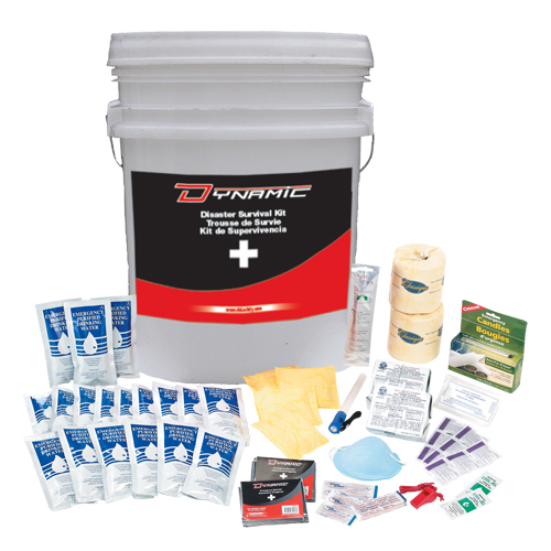 Dynamic Emergency Preparedness First Aid Kit, Class 1 Medical Device, Bucket M & M Nord Ouest Inc