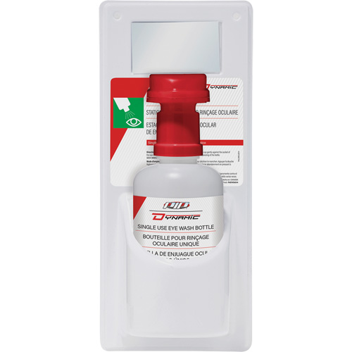 Dynamic Single-Use Eyewash Station with Isotonic Solution, Single M & M Nord Ouest Inc