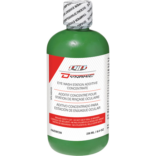 Dynamic Eyewash Additive Concentrate, Full Bottle, 8 oz. M & M Nord Ouest Inc