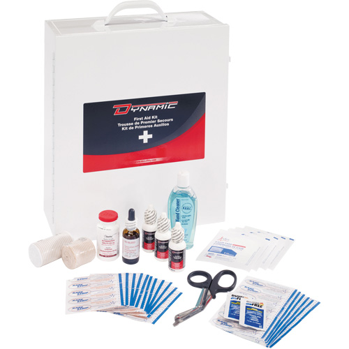 Dynamic General-Purpose Industrial First Aid Kit, Class 1 Medical Device, Metal B M & M Nord Ouest Inc