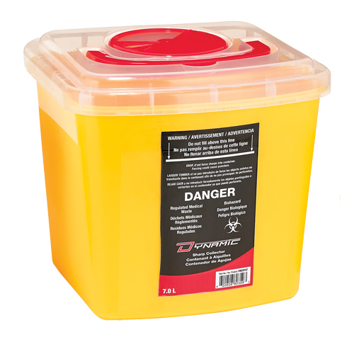 Dynamic Sharps&reg; Container, 7 L Capacity M & M Nord Ouest Inc