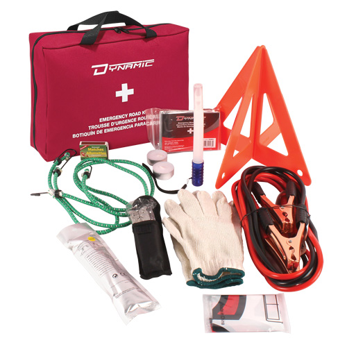 Dynamic S.O.S. Emergency Road Side Kit, Class 1 Medical Device, Nylon Bag M & M Nord Ouest Inc