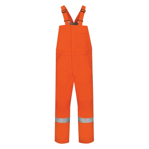 Excel FR&reg; Comfortouch&reg; Deluxe Bib Overalls, Small, Orange M & M Nord Ouest Inc