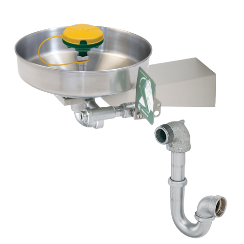 Axion&reg; Eye/Face Wash Station, Wall-Mount Installation, Stainless Steel Bowl M & M Nord Ouest Inc