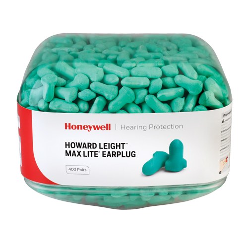 Howard Leight Maximum Lite Earplugs, Bulk - Canister M & M Nord Ouest Inc