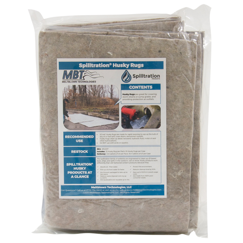 Spilltration Husky Rugs, 32" W x 4' L, Heavyweight M & M Nord Ouest Inc
