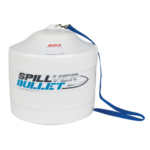 Spillver Bullet Hazmat Boom, Hazmat, 50' L x 5" W, 14 gal. Absorbancy M & M Nord Ouest Inc