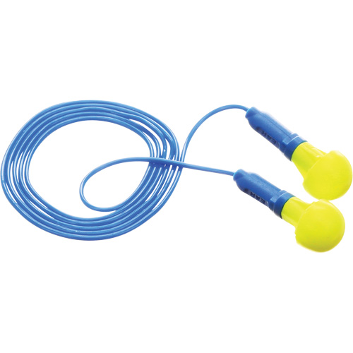 E-A-R Push-Ins Earplugs, Corded, Pair - Polybag, 28/23 dB NRR, One-Size M & M Nord Ouest Inc