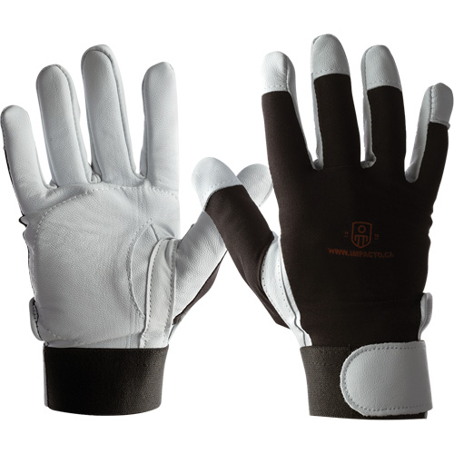 Gants IMPACTO AIRGEL, Taille Grand, Paume Cuir perl&eacute; M & M Nord Ouest Inc