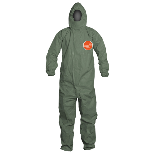 Tychem&reg; 2000 SFR Protective Coveralls, Small, Green M & M Nord Ouest Inc