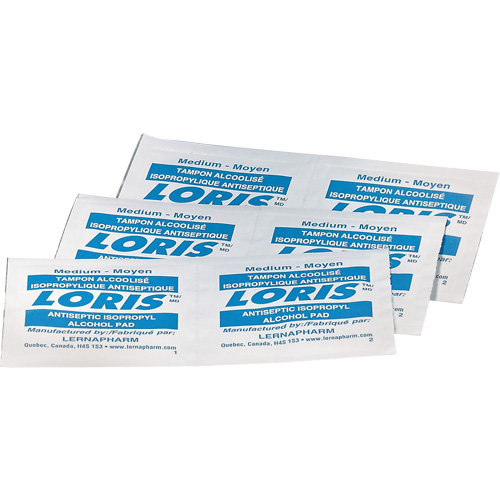 Lingettes alcoolis&eacute;es Dynamic, Serviette, Antiseptique M & M Nord Ouest Inc