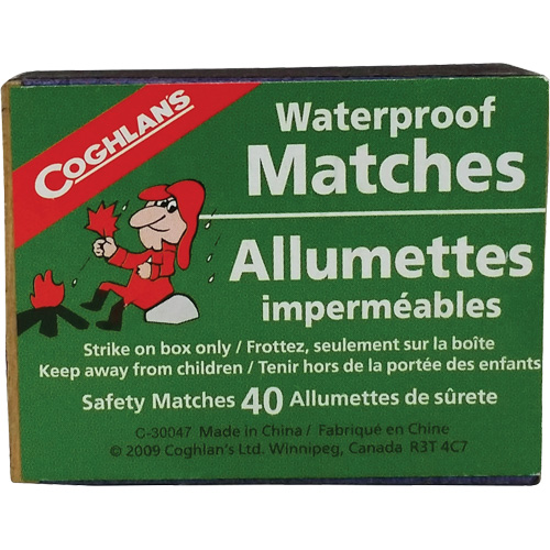 Dynamic Waterproof Matches M & M Nord Ouest Inc