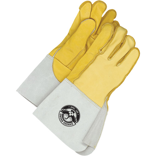 Gants de soudage, Cuir fleur de vache/Cuir fleur de daim, Taille Grand/10 M & M Nord Ouest Inc