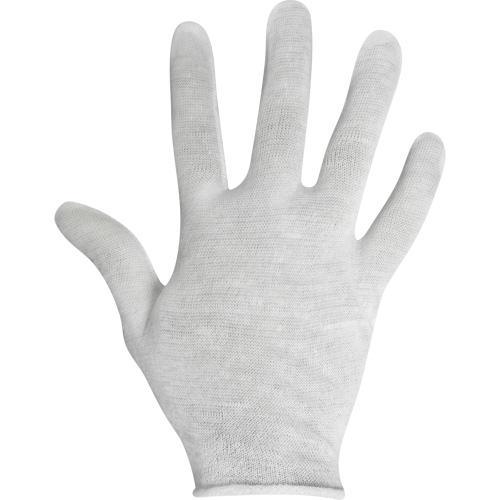 Gants d'inspection, Coton, Poignet Non ourl&eacute;, Dames M & M Nord Ouest Inc