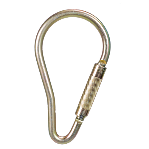 Carabiner, Steel, 5000 lbs Capacity M & M Nord Ouest Inc