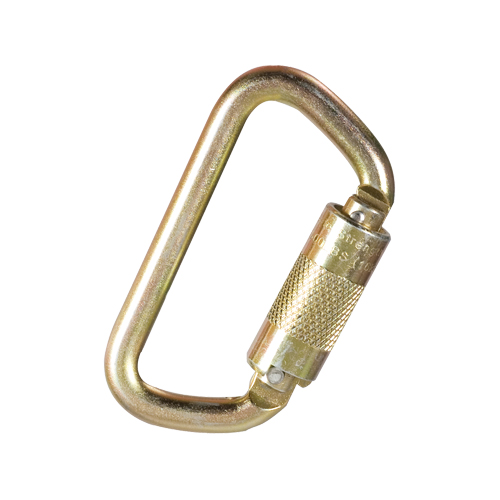 Carabiner, Steel, 5000 lbs Capacity M & M Nord Ouest Inc