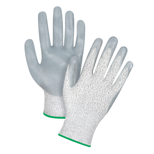 High-Performance Cut-Resistant Gloves, Size Medium/8, 13 Gauge, Nitrile Coated, HPPE Shell, ANSI/ISEA 105 Level 4/EN 388 Level 5 M & M Nord Ouest Inc