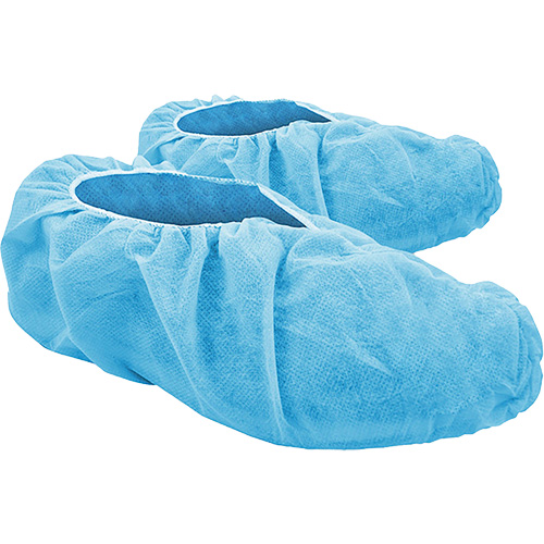 CoverMe Disposable Shoe Covers, Large, Polypropylene, Blue M & M Nord Ouest Inc