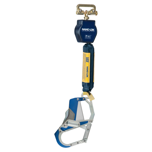 Nano-Lok Self-Retracting Lifeline, 6', Web, Stationary M & M Nord Ouest Inc