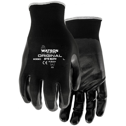 Gants enduits Stealth Original, 7/Petit, R&ecirc;vetement Nitrile, Calibre 13, Enveloppe en Nylon M & M Nord Ouest Inc