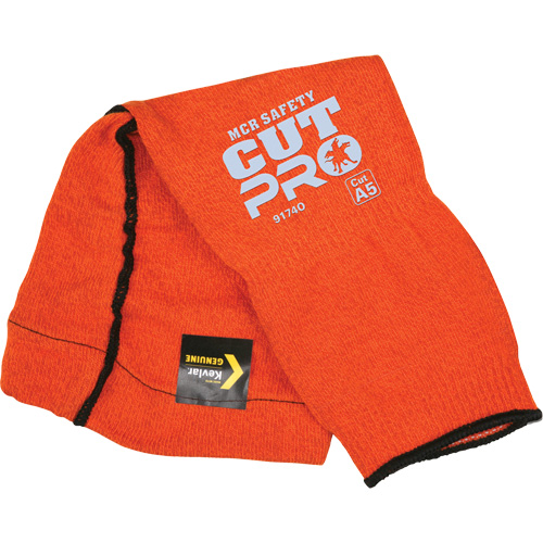 Manches Memphis avec trou pour le pouce, Kevlar, 14", ASTM ANSI niveau A5, Orange M & M Nord Ouest Inc