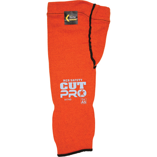 Manches Memphis avec trou pour le pouce, Kevlar, 14", ASTM ANSI niveau A5, Orange M & M Nord Ouest Inc