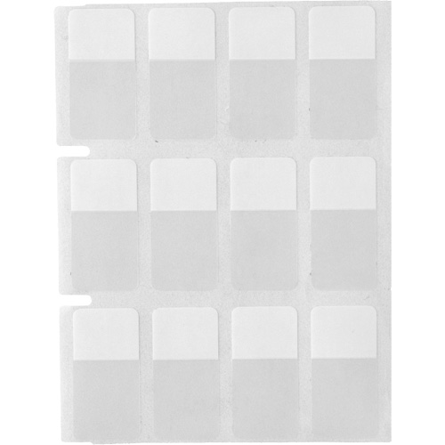 Core Series Self-Laminating Wire & Cable Labels, Vinyl, 0.5" L x 0.75" H, Clear M & M Nord Ouest Inc