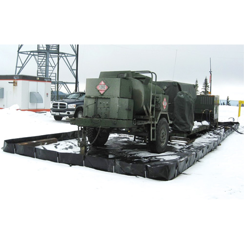 Insta-Berm L-Rod, 1122 US gal. Capacity, 10' W x 15' L x 12" H, L-Bracket M & M Nord Ouest Inc
